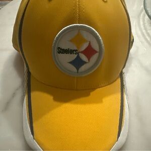Reebok Yellow Pittsburgh Steelers Logo Baseball Cap